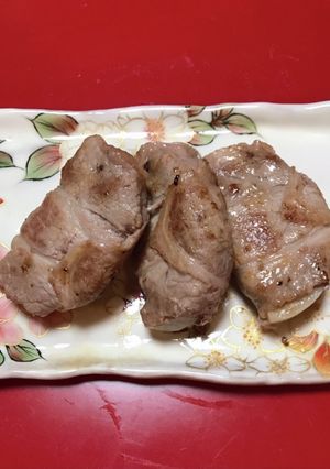 春爛漫！蕗味噌の蓮根豚肉巻き-レシピのメイン写真