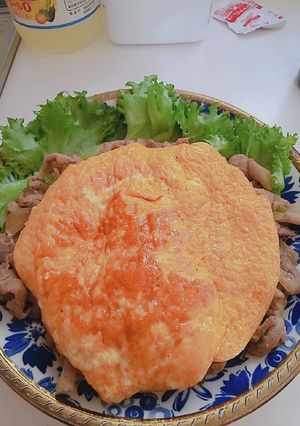 ふわとろ卵と肉ダレの絡めもの-レシピのメイン写真