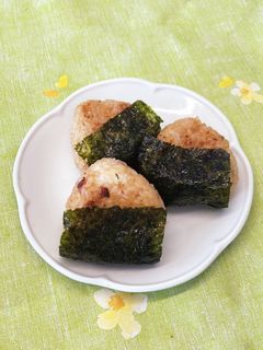 大葉みそで作る焼きおにぎり-レシピのメイン写真