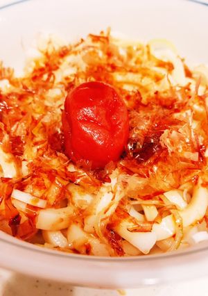 超簡単☆ぶっかけ梅おかかうどん♬-レシピのメイン写真