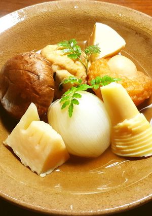 新玉葱の芯の部分のおでん　発酵玉葱-レシピのメイン写真