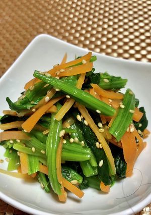 ほうれん草とにんじんのナムル-レシピのメイン写真