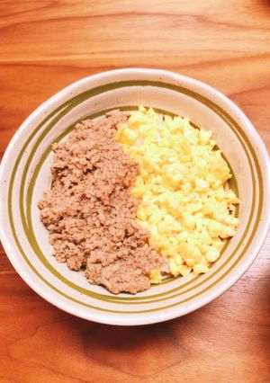 簡単おいしい二色丼-レシピのメイン写真