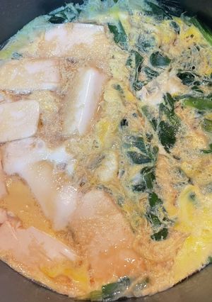 アッと言う間に出来る#ニラと豆腐の卵とじ-レシピのメイン写真