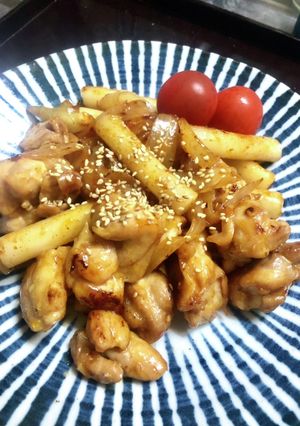 トッポギと鶏肉の甘辛炒め-レシピのメイン写真