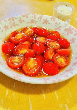 簡単常備菜♪ミニトマトのマリネ☆お弁当-レシピのメイン写真
