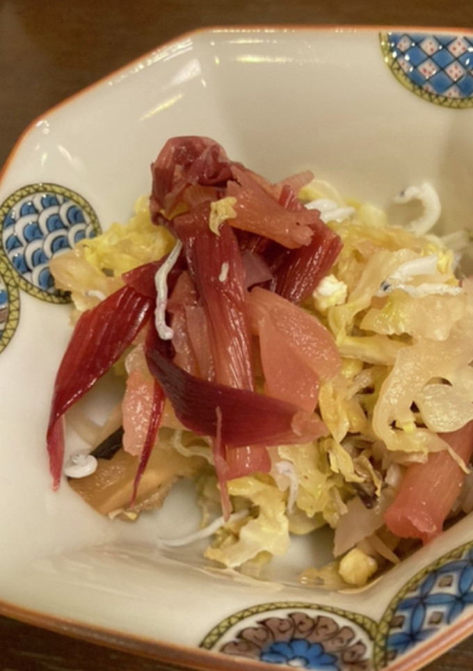 ミョウガとキャベツの菜種あえ-レシピのメイン写真