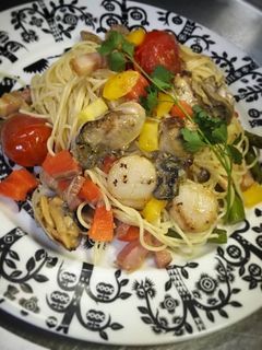 魚介とトリュフチーズの冷製パスタ(^^)-レシピのメイン写真