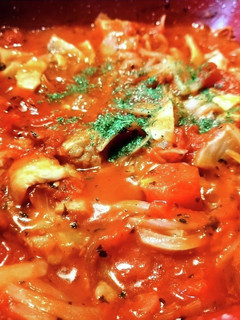 バジル薫る〚牛すじのトマト煮込み〛-レシピのメイン写真
