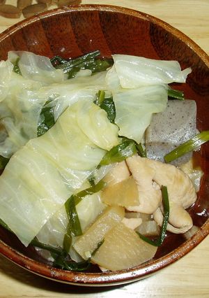 野菜たっぷりもつ鍋-レシピのメイン写真