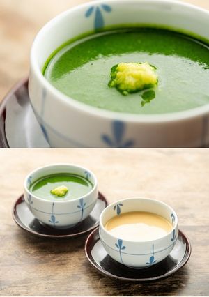 ケロッコの葉ソースの茶わん蒸し-レシピのメイン写真