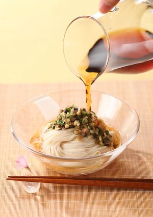 【卯月製麺】山形のだし 香味ひやむぎ-レシピのメイン写真