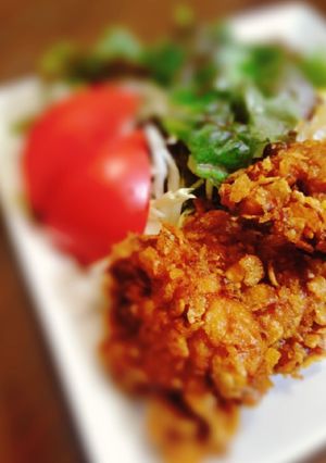 コーンフレークのざくざくから揚げ-レシピのメイン写真