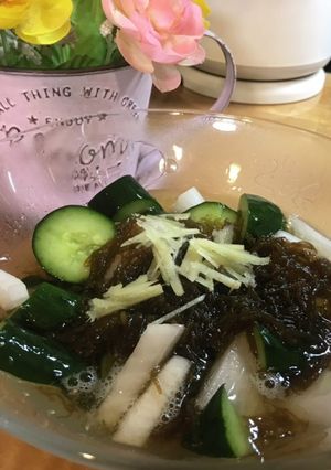 ちょー簡単！！野菜のもずく和え-レシピのメイン写真