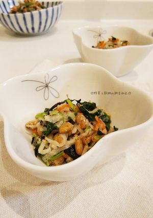 野菜と乾物の納豆和え-レシピのメイン写真