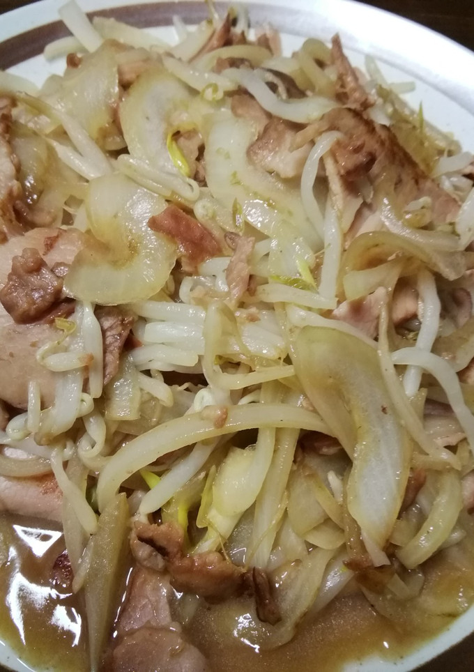 焼豚ともやしのポン酢炒め-レシピのメイン写真