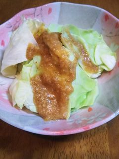 レンチン キャベツの味噌マヨ和え-レシピのメイン写真