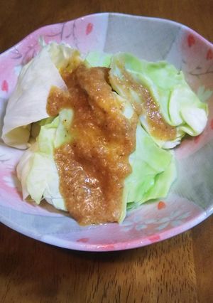 レンチン キャベツの味噌マヨ和え-レシピのメイン写真