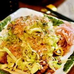 รูปของ キャベツ消費に！大量蒸しキャベツ焼きそば