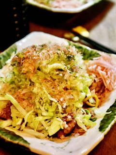 キャベツ消費に！大量蒸しキャベツ焼きそば-レシピのメイン写真