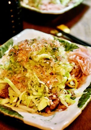 キャベツ消費に！大量蒸しキャベツ焼きそば-レシピのメイン写真