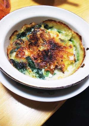ほうれん草と鶏肉のグラタン-レシピのメイン写真