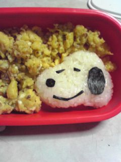 らくらくスヌーピーおにぎり-レシピのメイン写真