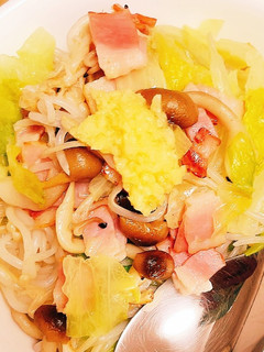 しょうが香る!白滝のヘルシー和風パスタ-レシピのメイン写真