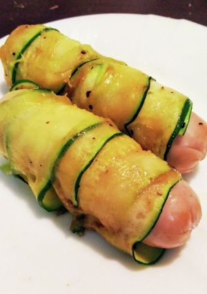 お魚ソーセージのズッキーニ巻き巻き-レシピのメイン写真