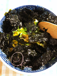 ★簡単★たっぷり韓国海苔どんぶりおにぎり-レシピのメイン写真