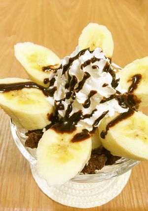 甘い香りのもぎたて♪プチ☆ばな奈サンデー-レシピのメイン写真
