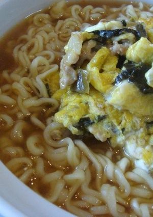 トロっと豚玉高菜みそラーメン-レシピのメイン写真