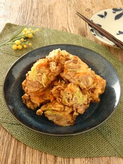 キャベツと人参の豚から揚げ-レシピのメイン写真
