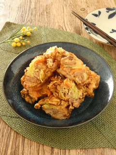 キャベツと人参の豚から揚げ-レシピのメイン写真