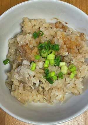 ソロキャンプ用・しらすとアサリご飯-レシピのメイン写真