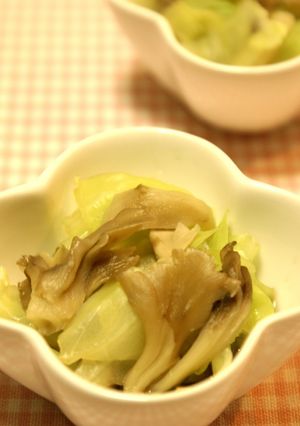 まいたけとキャベツの煮びたし-レシピのメイン写真