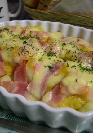 クリームコーンでポテトグラタン-レシピのメイン写真