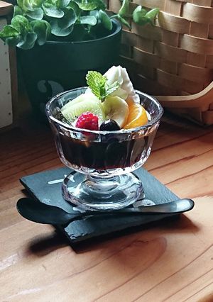 おうちカフェ★コーヒーゼリーアラモード-レシピのメイン写真