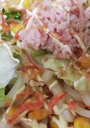 ぶっこみ☆サラダうどん♪-レシピのメイン写真