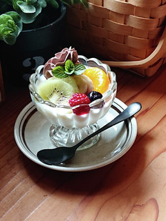 おうちカフェ★ミルクプリンアラモード-レシピのメイン写真