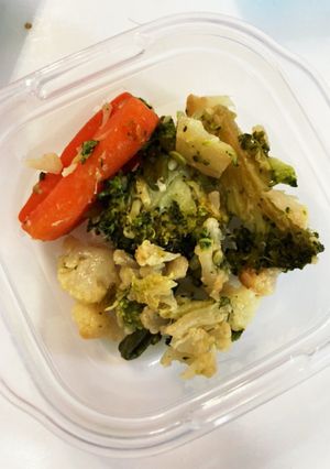 ホットクックで野菜のバター醤油 離乳食-レシピのメイン写真