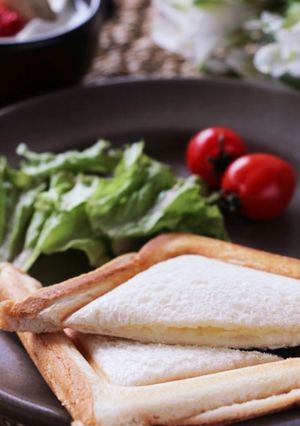 はちみつとチーズのホットサンド-レシピのメイン写真