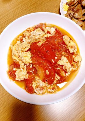 簡単★トマトと卵の炒め物【番茄炒蛋】-レシピのメイン写真