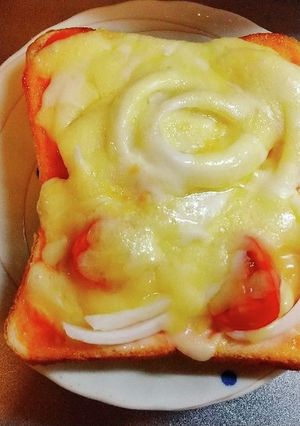 簡単時短！ピザ風トースト-レシピのメイン写真
