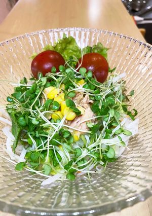 青じそスプラウトサラダ-レシピのメイン写真