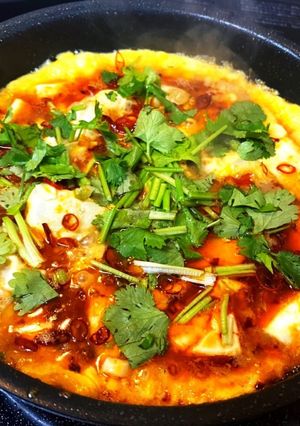 15分で簡単★旨辛鉄板豆腐-レシピのメイン写真
