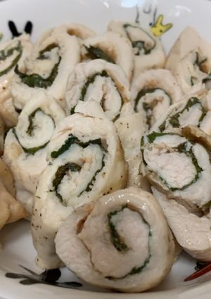 トースターで、ささみの梅しそロール焼き-レシピのメイン写真