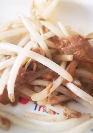 ツナマヨ&モヤシのバター醤油炒め♡-レシピのメイン写真