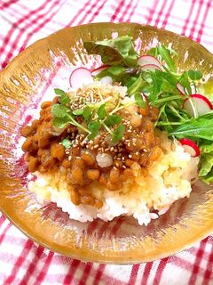 さっぱり大根おろし納豆ごはん-レシピのメイン写真