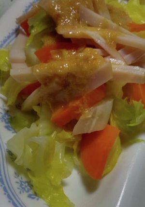 梅肉入り醤油ドレッシング-レシピのメイン写真